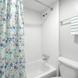 bathroom at The Clara Apartments located in Clarkston, GA