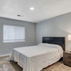 bedroom at The Clara Apartments located in Clarkston, GA